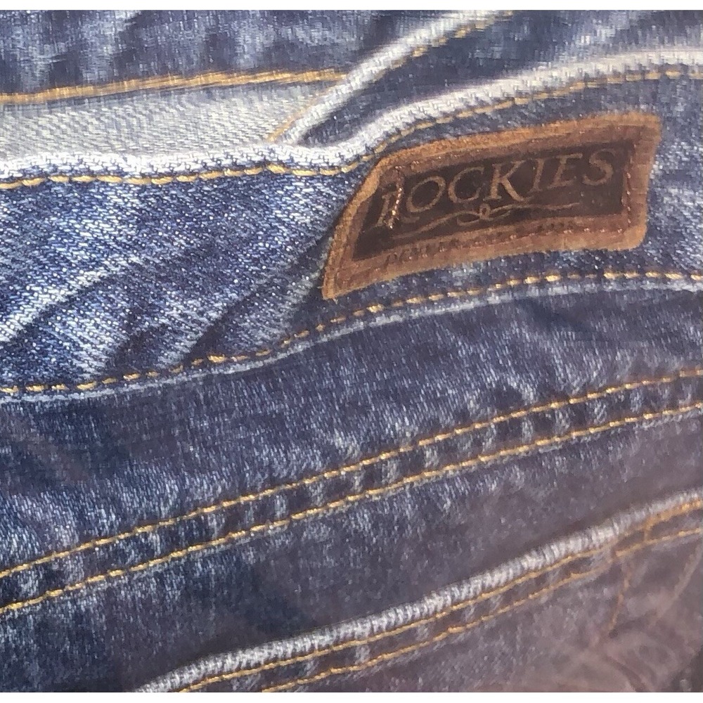 Vintage Rocky‎ Mountain Rockies Jeans Women's 4 Blue Slim Ankle Crop 28x26" - Picture 6 of 11